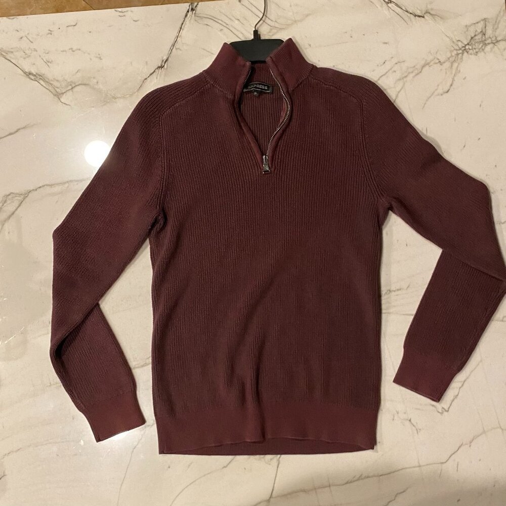 Express sweater - maroon